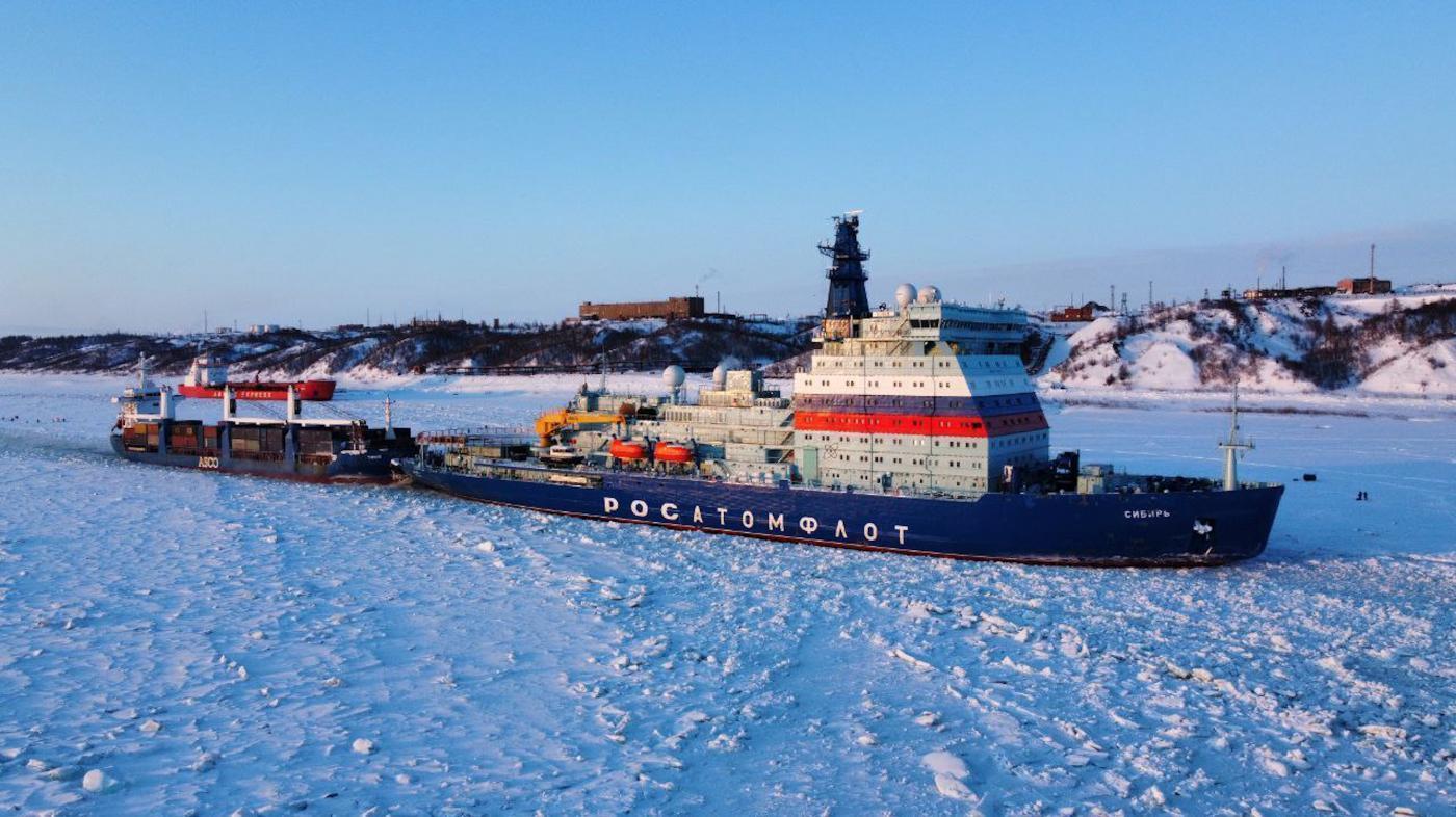 Росатомфлот установил рекорд грузоперевозок по Северному морскому пути